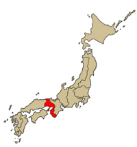 Karte Erzbistum Ōsaka