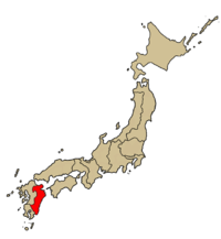 Karte Bistum Ōita