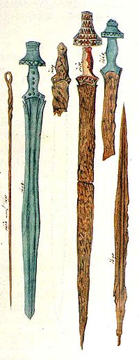 Hallstatt culture swords ramsauer.jpg