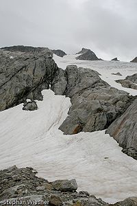 Das Hangendgletscherhorn im Zustieg von der Gaulihütte