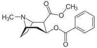 Strukturformel von Kokain