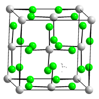 Kristallstruktur von Uran(IV)-chlorid