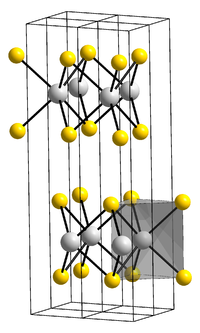 Kristallstruktur von Wolframdiselenid