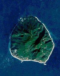 Satellitenbild von Mikura-jima