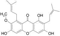Die Struktur des α-Mangostin