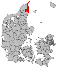 Lage von Frederikshavn in Dänemark