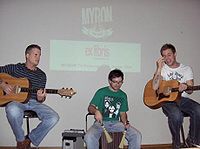 Myron bei einem privaten Gig (2008)