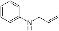 Strukturformel von N-Allylanilin