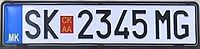 New Vehicle registration plates of the Republic of Macedonia.jpg