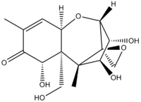Strukturformel von Nivalenol