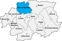 Okres Banská Bystrica in der Slowakei