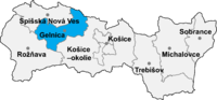 Okres Gelnica in der Slowakei