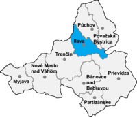 Okres Ilava in der Slowakei