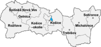 Okres Košice III in der Slowakei