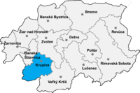 Okres Krupina in der Slowakei