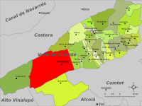 Onteniente-Mapa del Valle de Albaida.svg