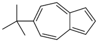 Struktur von 6-tert-Butylazulen