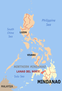Karte Bistum Iligan