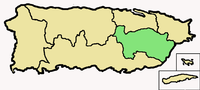 Karte Bistum Caguas