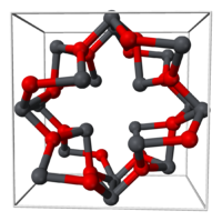 Struktur von Blei(II,IV)-oxid