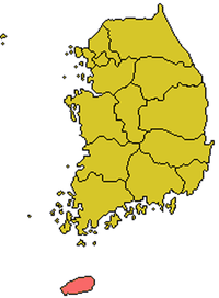 Karte Bistum Cheju