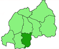Karte Bistum Butare