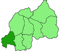 Karte Bistum Cyangugu