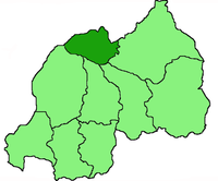 Karte Bistum Ruhengeri