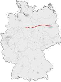 Strecke der Schnellfahrstrecke Hannover–Berlin