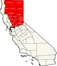 Karte Bistum Sacramento