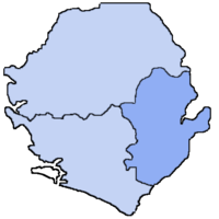 Karte Bistum Kenema