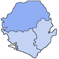 Karte Bistum Makeni