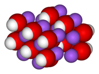 Struktur von Natriumhydroxid