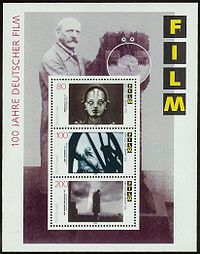 Stamp Germany 1995 Briefmarkenblock 100 Jahre Film.jpg
