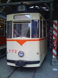 Historische Straßenbahn Tw772