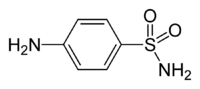 Strukturformel von Sulfanilamid