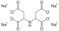 Struktur von Tetranatriumiminodisuccinat