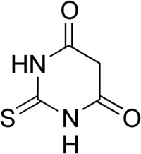Strukturformel von Thiobarbitursäure