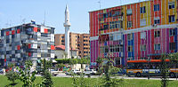 Tirana - Colourful houses at Lana.jpg