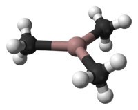 Strukturformel von Trimethylgallium