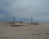 Two stone crosses on Cape Cross.jpg