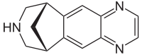 Strukturformel von Vareniclin
