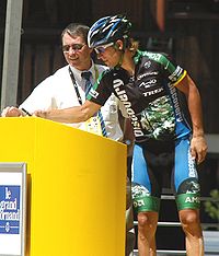 Wladimir Gussew beim Start zur 8. Etappe der Tour de France 2007