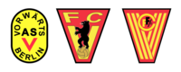 Logos der Vorgängervereine des FFC Viktoria 91