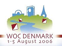 Offizielles Logo der Orientierungslauf-WM 2006 in Aarhus