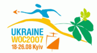 Offizielles Logo der Orientierungslauf-WM 2007 in Kiew