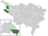 Lage des Ortsteil Baumschulenweg im Bezirk Treptow-Köpenick