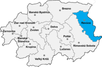Okres Revúca in der Slowakei