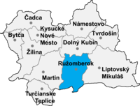 Okres Ružomberok in der Slowakei