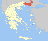 Lage innerhalb Griechenlands